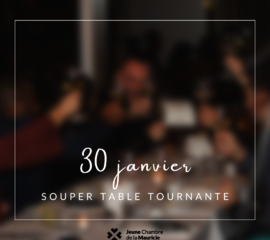 Souper table tournante