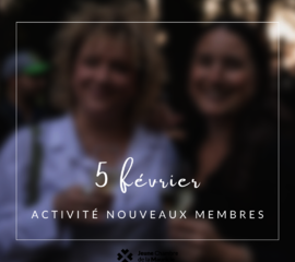 Activité des nouveaux membres