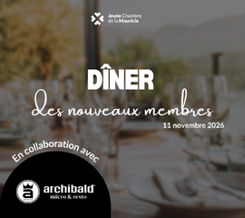Dîner des nouveaux membres | 11 novembre 2026