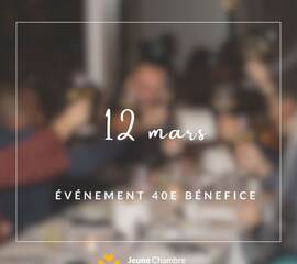 Événement 40e bénefice