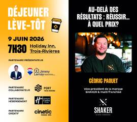 Déjeuner Lève-tôt- Shaker Cuisine & Mixologie